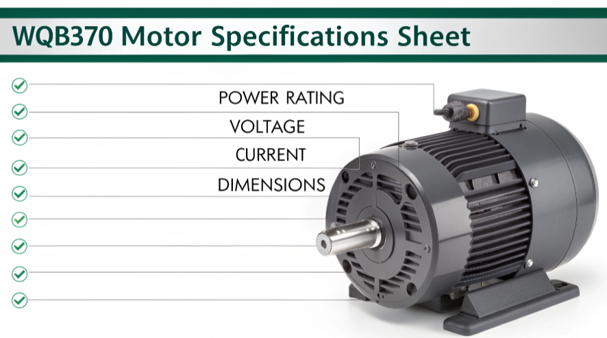 WQB370 Motor Specifications: