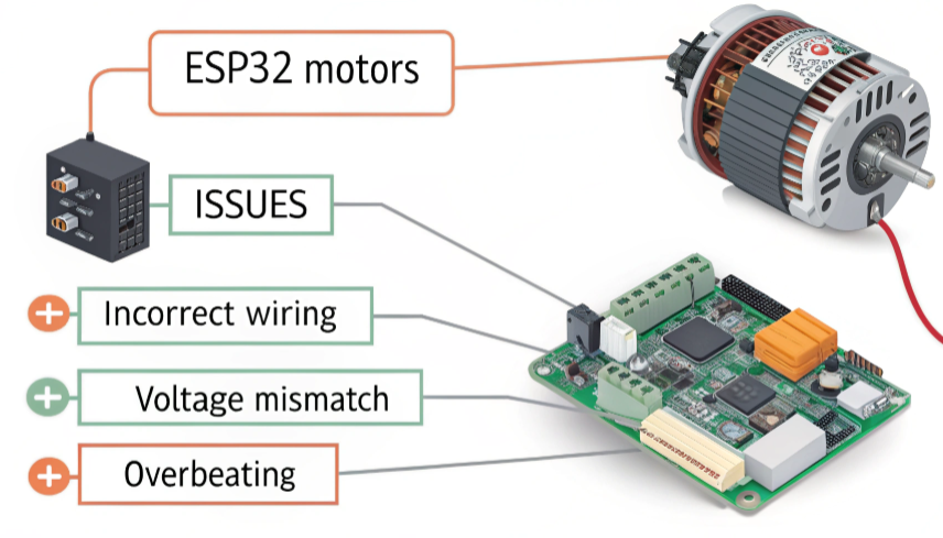 Common Issues with ESP32 and Motors