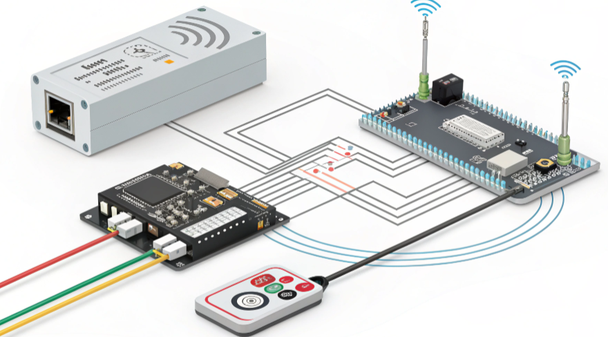 Speed Control of WQB370 using ESP32: