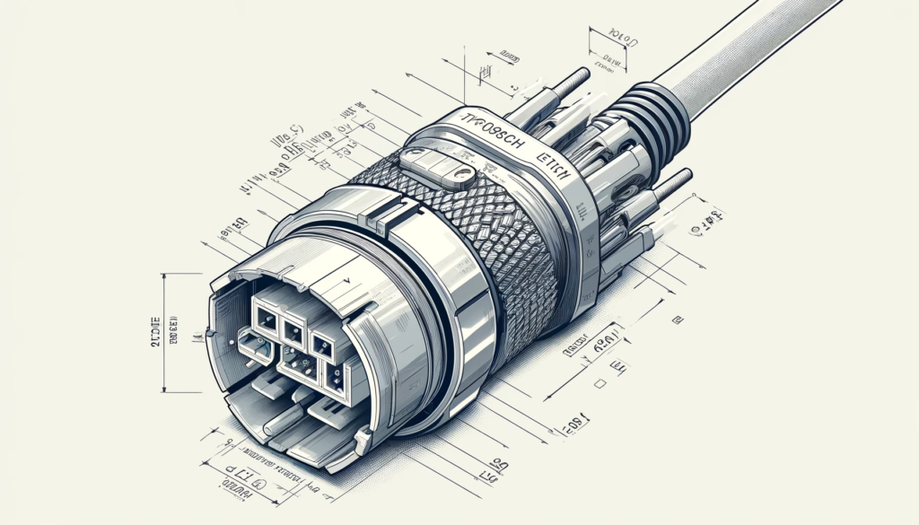 Features of the TF095CH Cable Connector: 