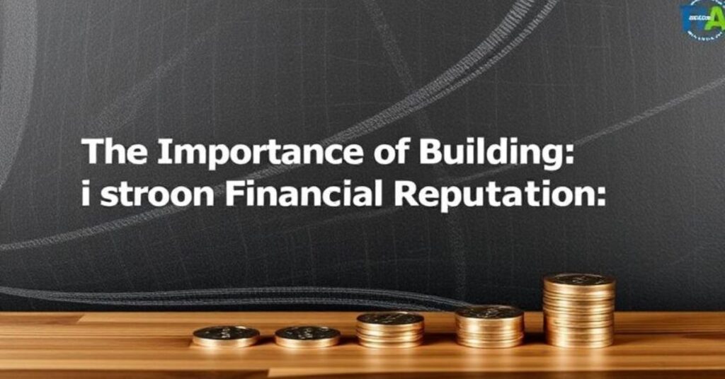 The Importance of Building a Strong Financial Reputation